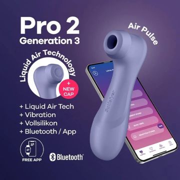 Satisfyer - Pro 2 Druckwellen-Vibrator (Mit App-Steuerung) - Lila