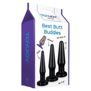 Klassisches Buttplug-Trainer-Set - Schwarz