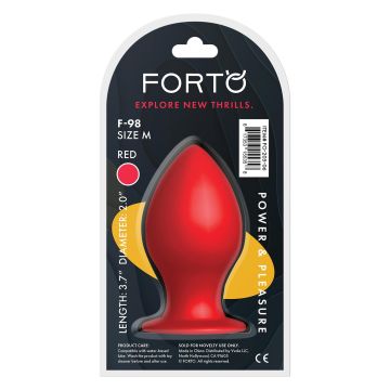Buttplug F-98 Cone Medium - Rot