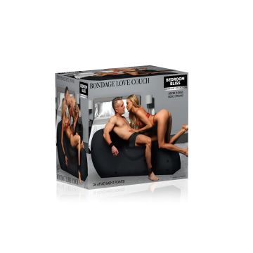 Bedroom Bliss Bondage Love Couch - Zwart