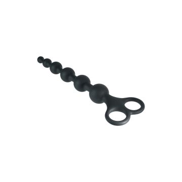 Gerippte Silikon Analkugeln 26 cm