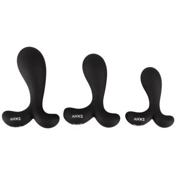 Buttplug-Trainingsset Schwarz - Anos