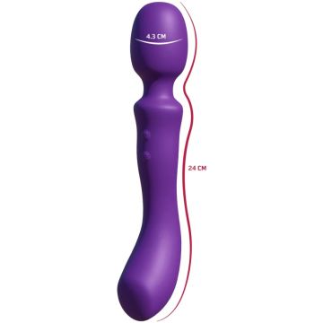 Doppelseitiger Wand Vibrator - Lila