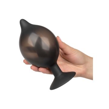 Aufblasbarer Silikon-Buttplug - Medium