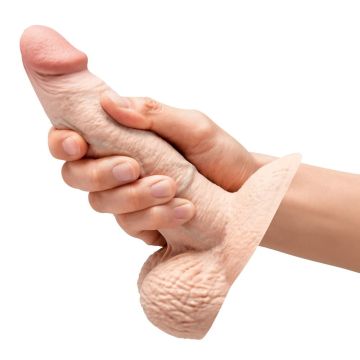 Realistischer Dildo Slipskin füllig 15,4 cm