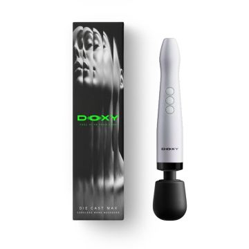 Wand Vibrator Doxy 2.0 - Die Cast Max Cordless - Wit
