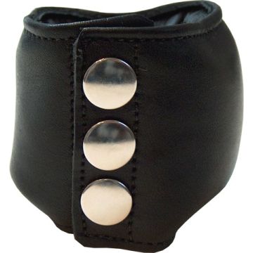 Mister B Leder-Ballstretcher mit Gewicht - Schwarz
