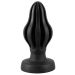 Butt Plug Super Soft Schwarz 11 cm