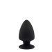 Klassischer Buttplug mit Flacher Basis und Saugnapf - S