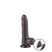 Realistischer Abziehbarer Dildo Mit Hoden 20 cm