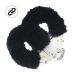 Flauschige Handschellen Heavy-Duty - Schwarz