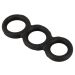 Triple Cock Ring - Schwarz Triple Cock Ring - Schwarz