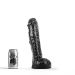 All black schwarzer realistischer Dildo 29 cm