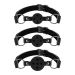 Bedroom Fantasies - Set mit 3 Ball Gags - Schwarz