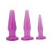 Lila Buttplug - Set von 3 Lila Buttplug - Set von 3