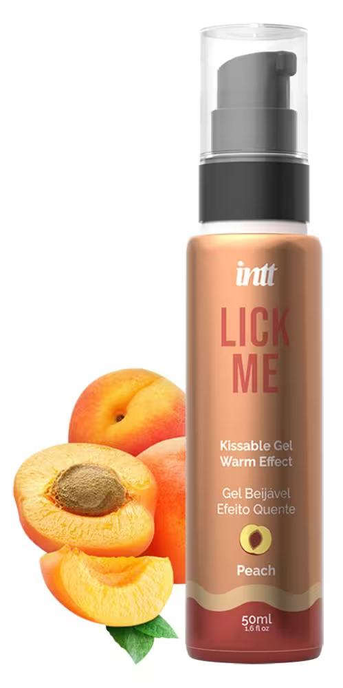 Intt Eetbare Gel Lick Me Peach - 50 ml
