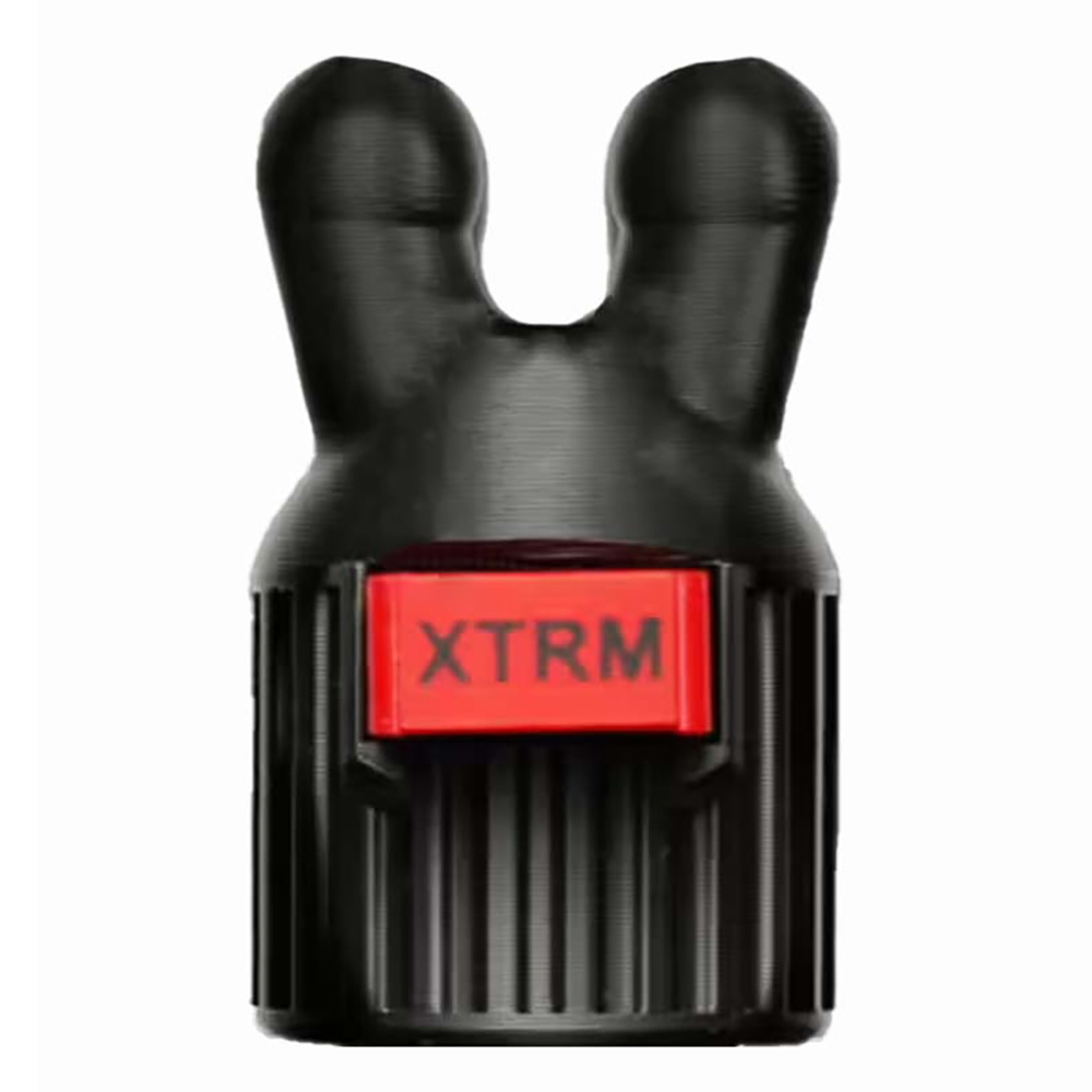 XTRM KINKY Auslaufsicherer Doppel-Inhalator Schwarz - Klein