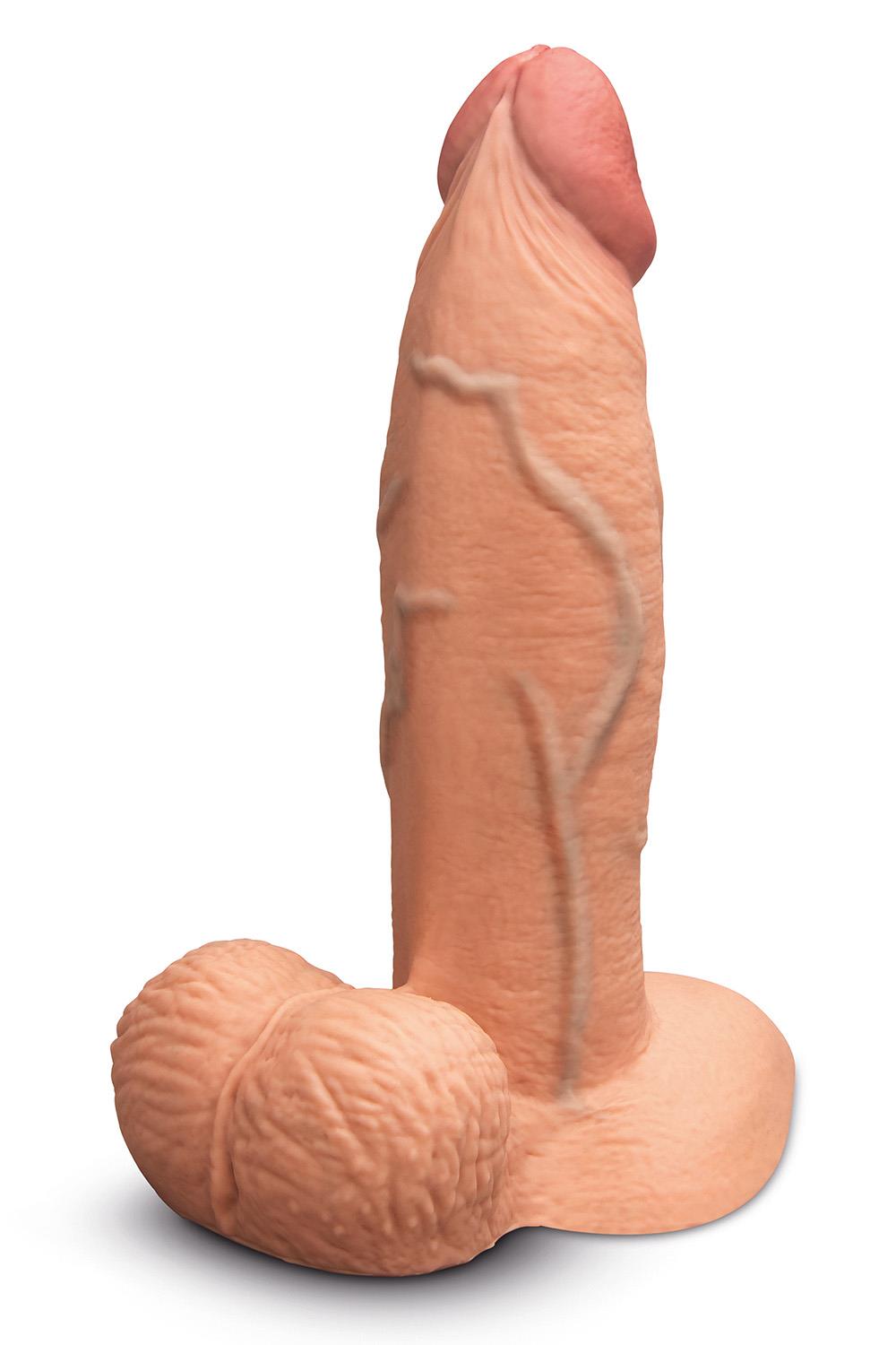 Realistischer Dildo Slipskin Girthy - 18 cm