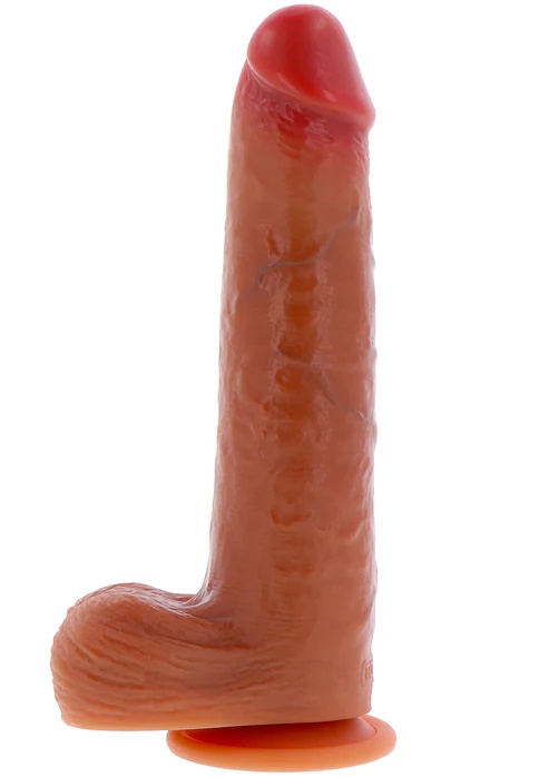 ToyJoy Vibrierende Foreskin Dildo mit Fernbedienung - 23 cm